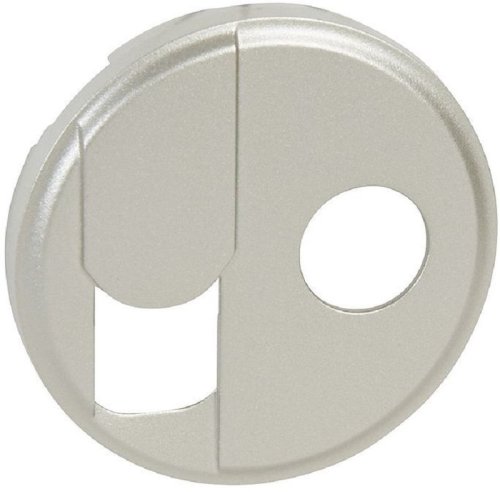 Лицевая панель Legrand Celiane для 2-м. розетки RJ45+TV титан картинка